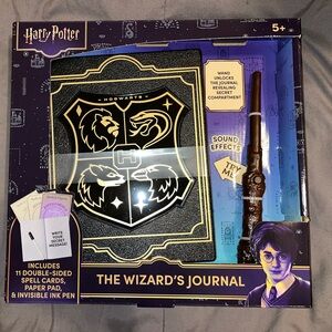 Harry Potter The Wizard's Journal Black & Gold